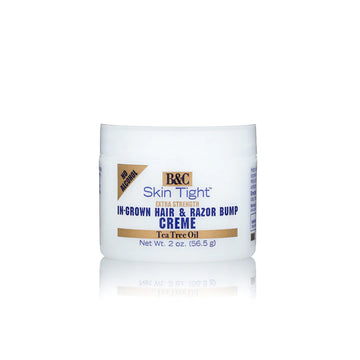 B&C Skin Tight In-Grown Hair and Razor Bump Creme Tea Tree Oil 2 Oz