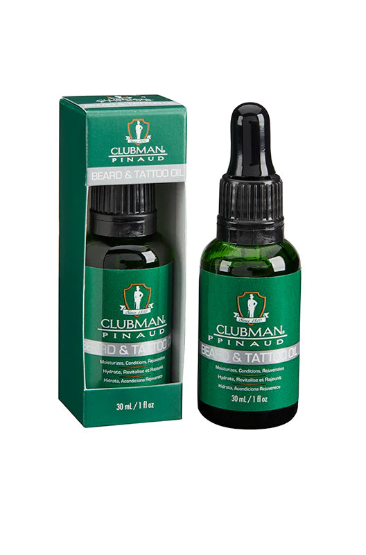 Clubman Pinaud Beard & Tattoo Oil 1 oz