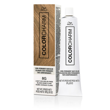 Wella ColorCharm Demi Permanent Hair Color 8N Light Golden Blonde