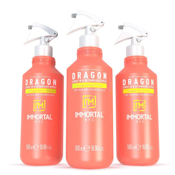 Immortal NYC Dragon, Leave In and Detangler Spray, 16.9 oz