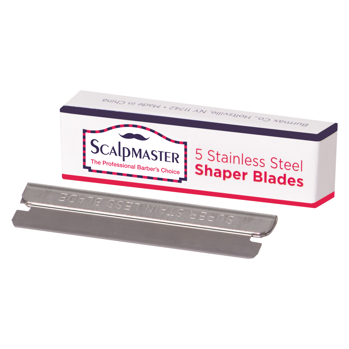 Scalpmaster Stainless Steel Shaper Blades