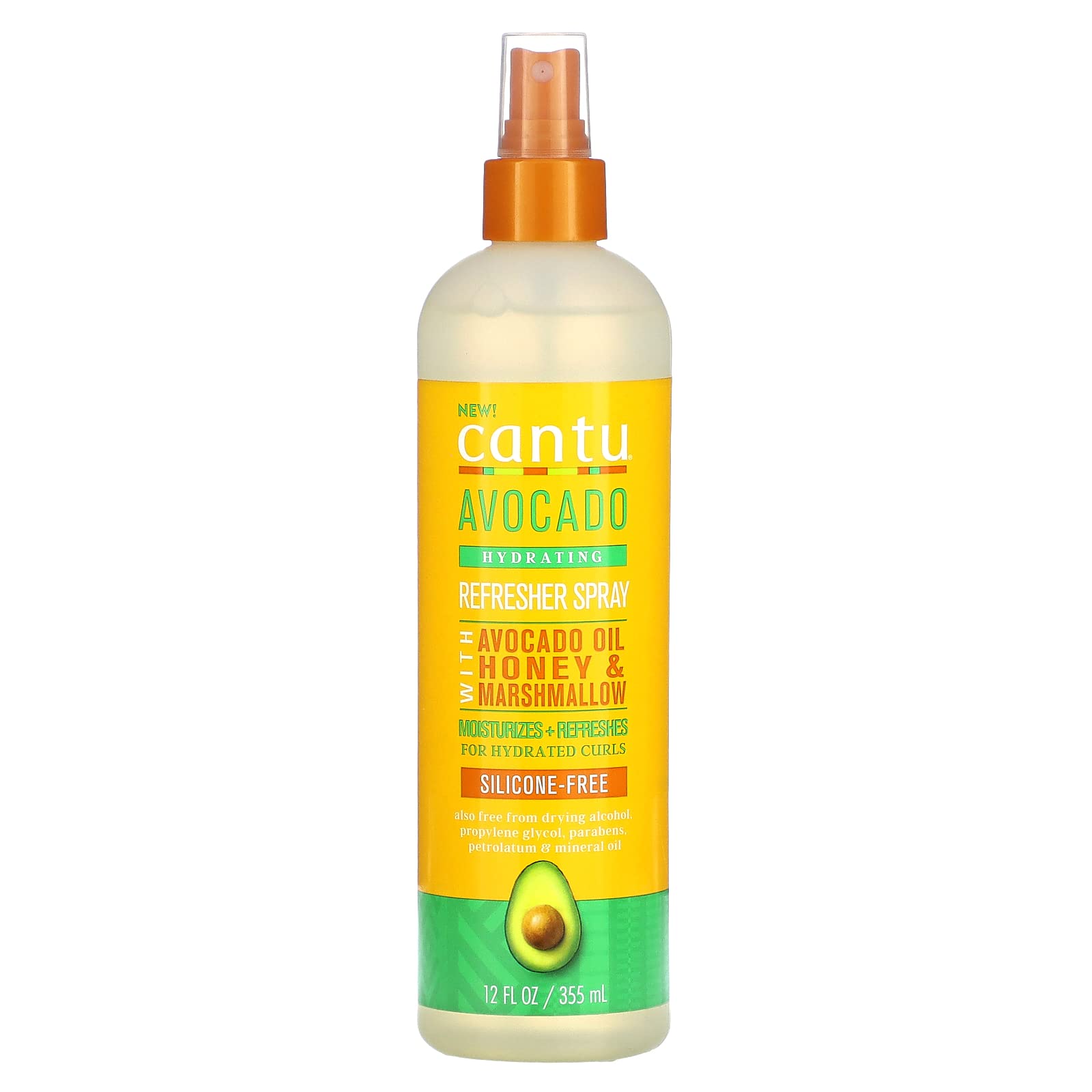 Cantu Avocado Hydrating Refresher Spray  12 Fl oz