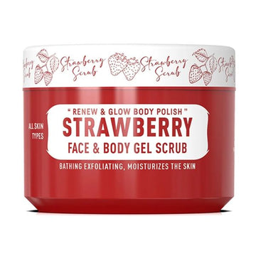 Immortal NYC Strawberry Crush Face & Body Gel Scrub