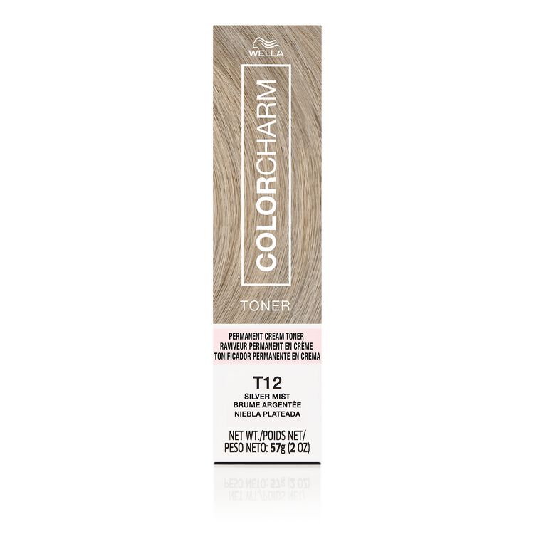 Wella ColorCharm Permanent Crème Toner T12 Silver Mist