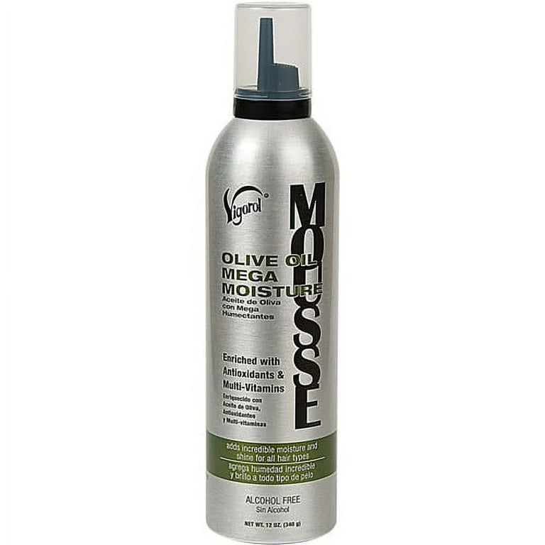 Vigorol Olive Oil Mega Moisture Mousse 12oz