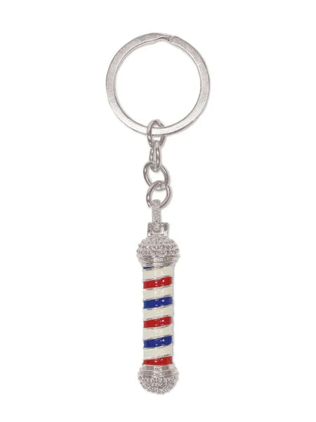 Scalpmaster Barber Pole Keychain