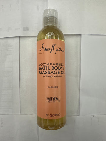 Shea Moisture Coconut & Hibiscus Massage Oil 8oz