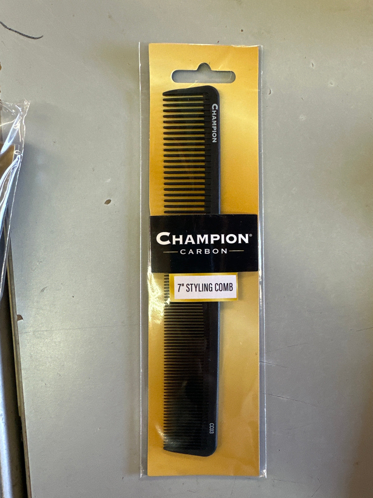 Champion Carbon 7" Barber Stylng Comb