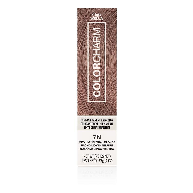 Wella ColorCharm Demi Permanent Hair Color 7N Medium Neutral Blonde