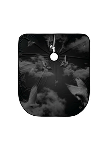 Illuzien Black Doves Pro Barber Cape