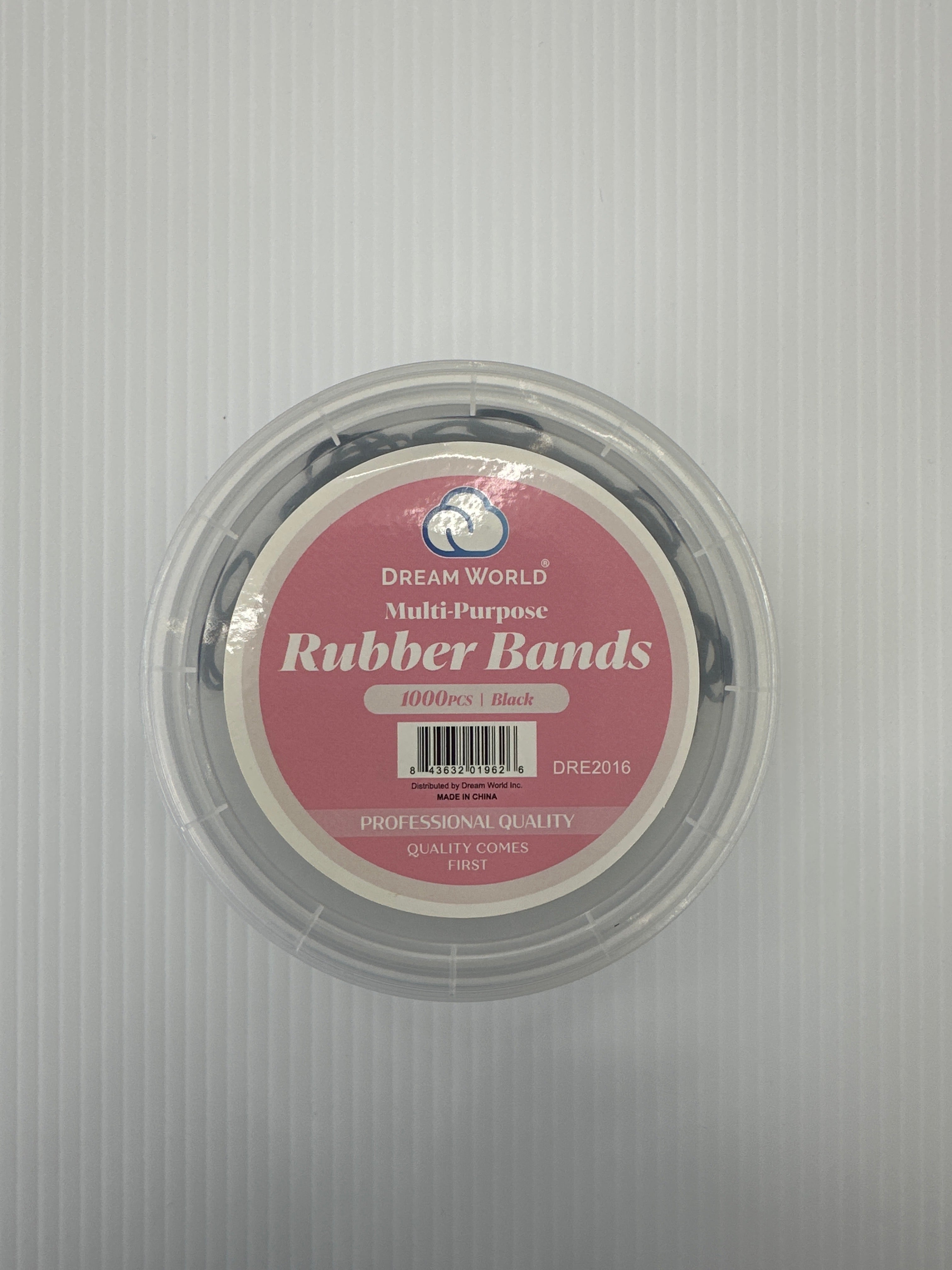 Dream World Black Rubber Bands 1000pc Small Rubber Bands
