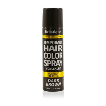 BELLATIQUE Temporary Hair Color Spray Dark Brown 3.52oz
