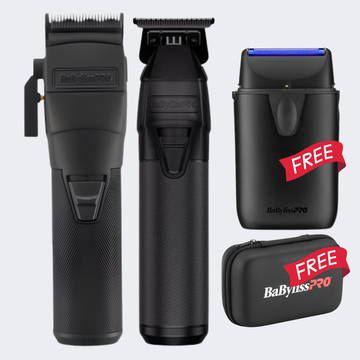 Babyliss Pro Black Fx Clipper And Trimmer Matte Black