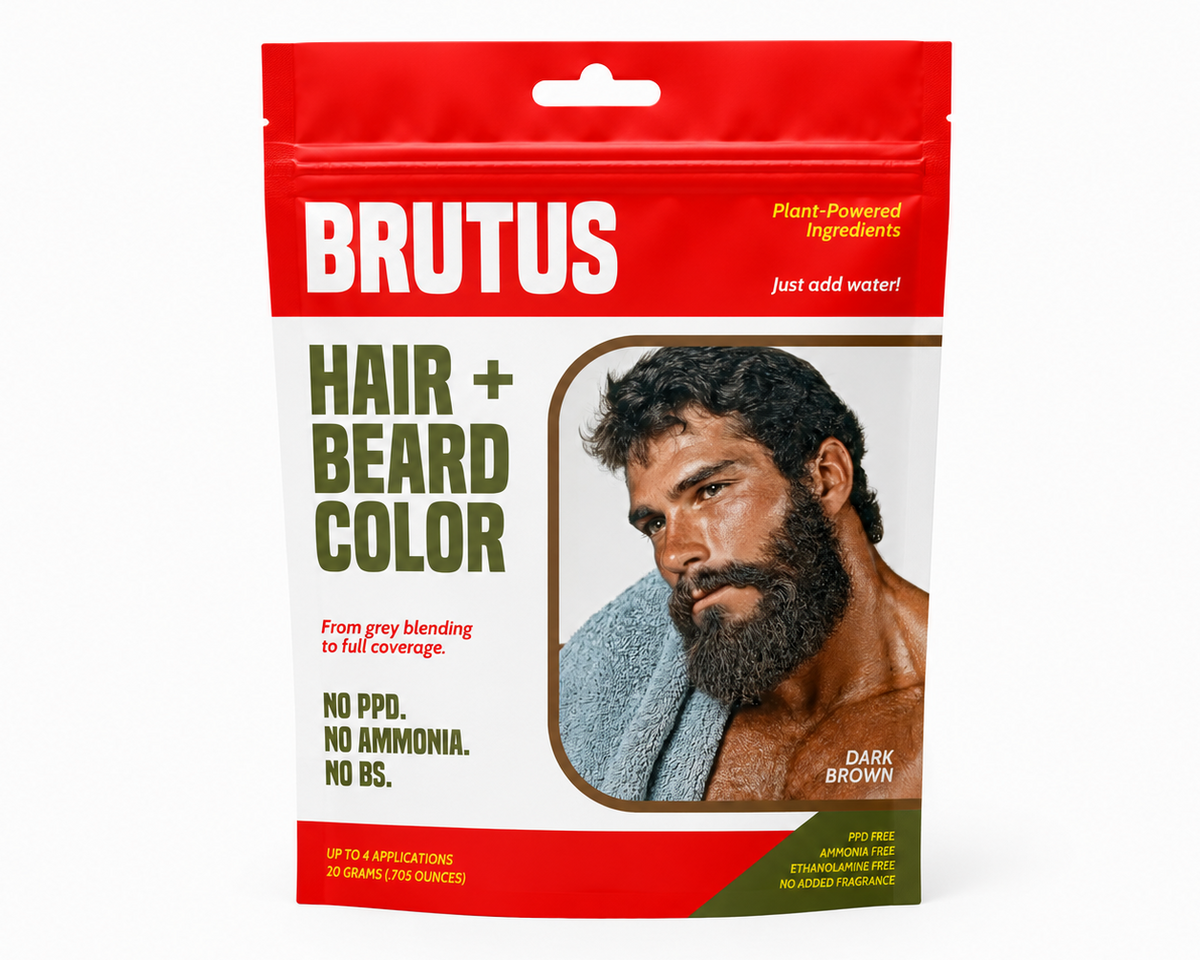 Brutus Hair Beard Color Dark Brown