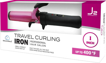 J2 Hair Tool Professional Ceramic Curling Iron 1 Inch