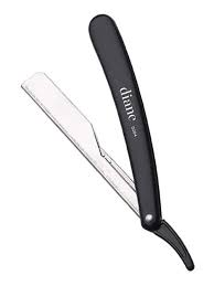 Diane Classic Black Straight Razor