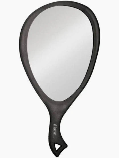Diane Teardrop Mirror, Black