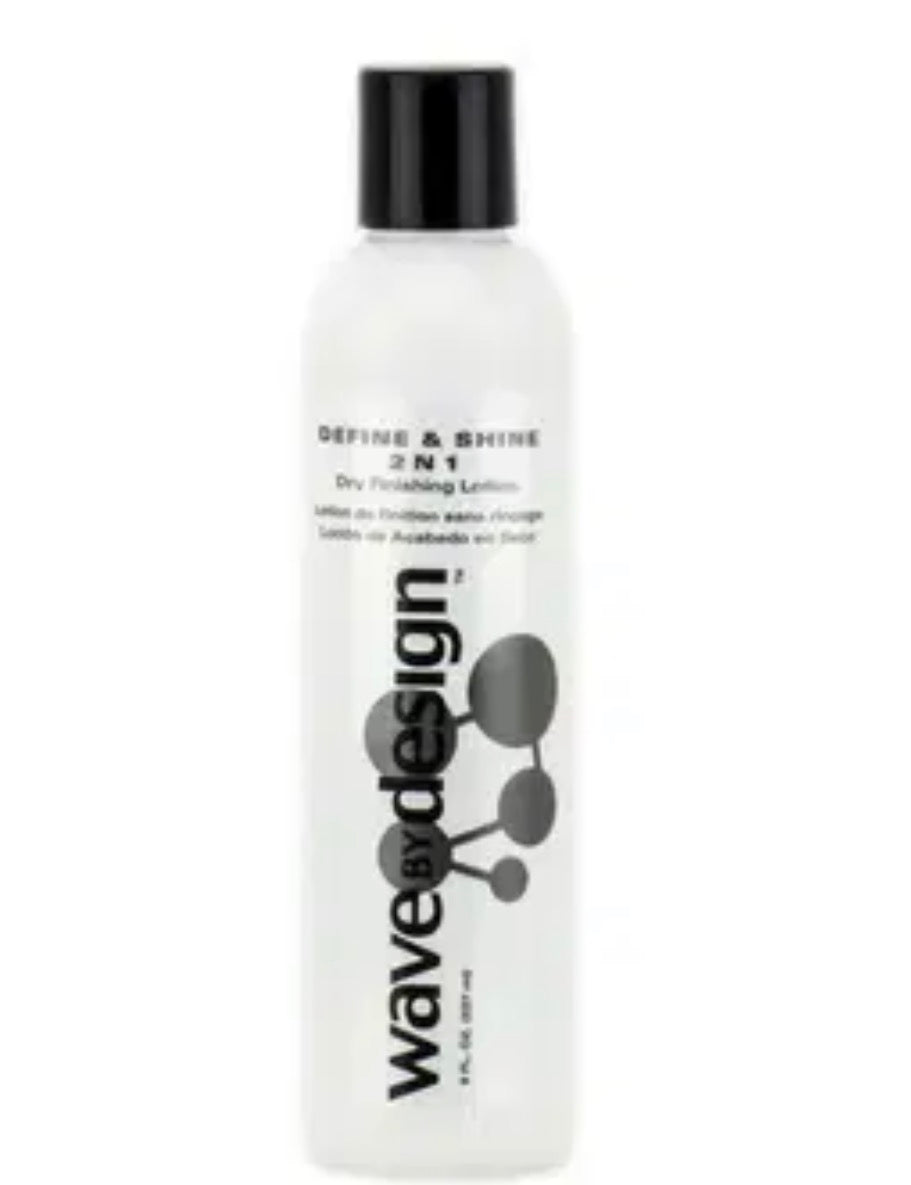 Design Essentials Wave By Design Define & Shine 2-n-1 Dry Finishing Lotion 16oz
