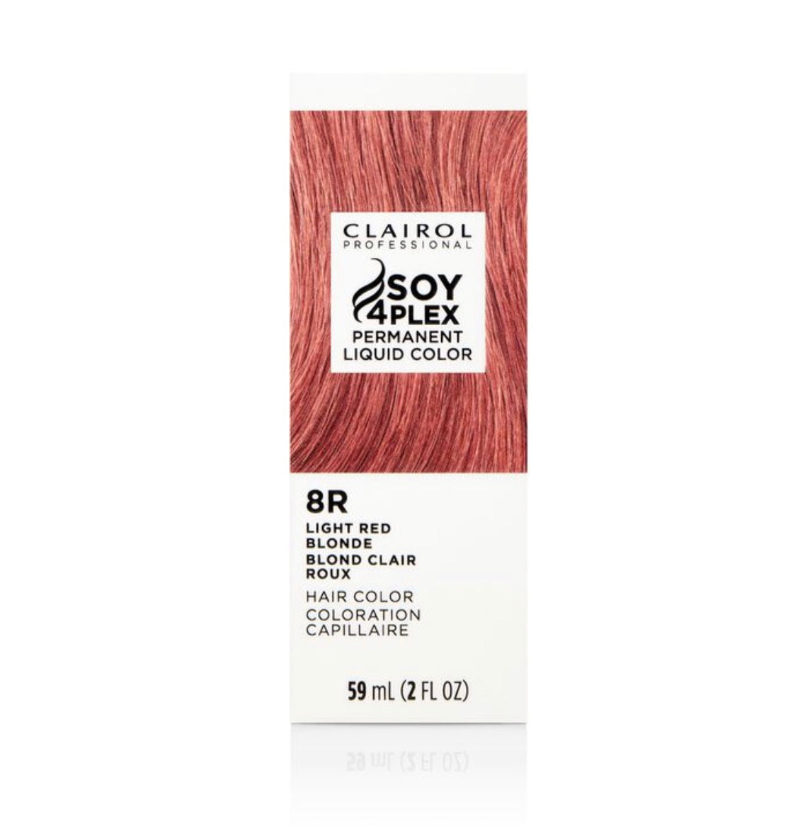 Clairol Permanent  Soy Plex 4 Liquicolor For Blonde Hair Color 8R Light Red Blonde