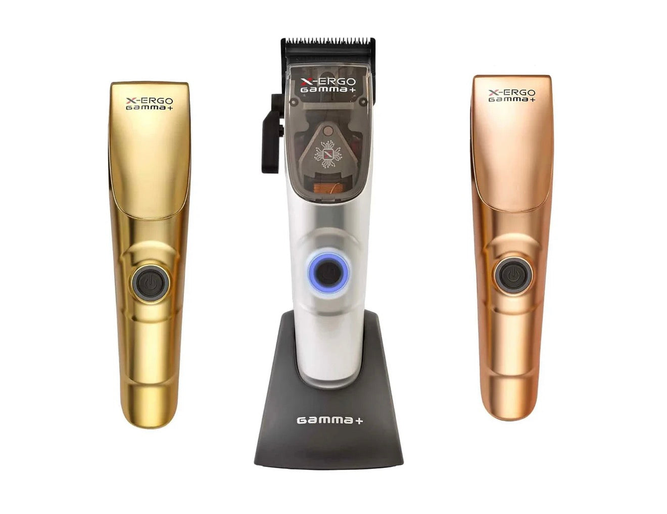Gamma+ X-Ergo Professional Cordless Hair Clipper W 3 Attachments