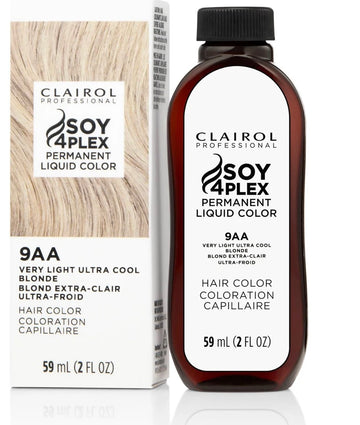 Clairol  Permanent Soy Plex 4 Liquicolor For Blonde Hair Color, 9AA Very Light Cool Blonde