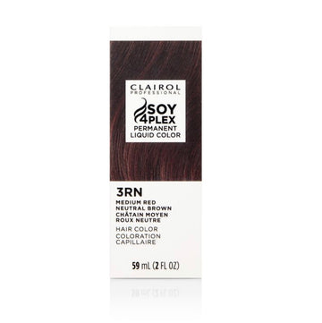 Clairol Soy 4Plex Liquicolor Permanente 3RN Medium Red Neutral Brown
