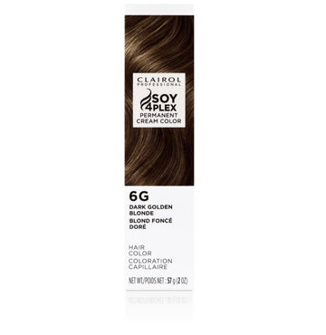 Clairol Permanent Soy Plex 4 Liquicolor For Blonde Hair Color, 6G Dark Gold Blonde