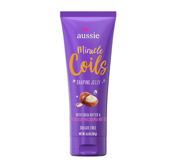 Aussie Miracle Coils Sulfate-Free Shaping Jelly with Cocoa Butter 6.8 Fl Oz