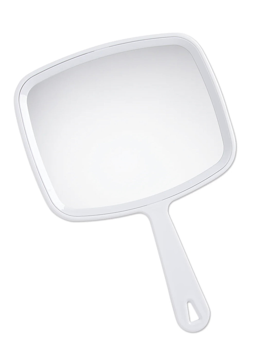 Soft'n Style Hand Mirror  6" L 5"W White