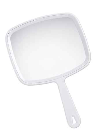 Soft'n Style Hand Mirror  6" L 5"W White
