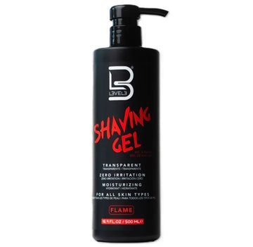 Level 3 SHAVING GEL FLAME 16.9 FL OZ
