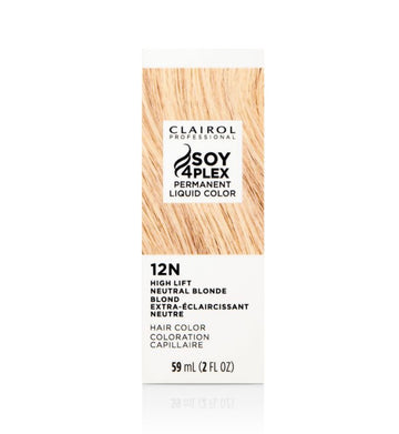 Clairol Permanent Soy Plex 4 Liquicolor For Blonde Hair Color, 12N High Lift Neutral Blonde