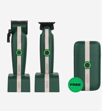 COCCO VELOCE LITE CLIPPER, TRIMMER & FREE SHAVER GREEN