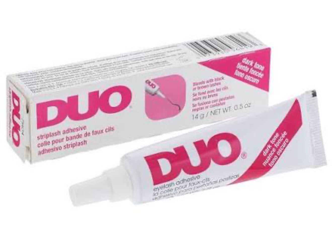 DUO Strip Lash Adhesive Dark Tone For False Strip Eyelash, 0.5 oz