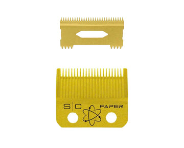 StyleCraft Pro Gold Titanium Faper Blade Set