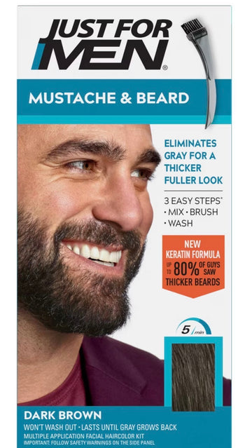 Just For Men Mustache & Beard Real Black