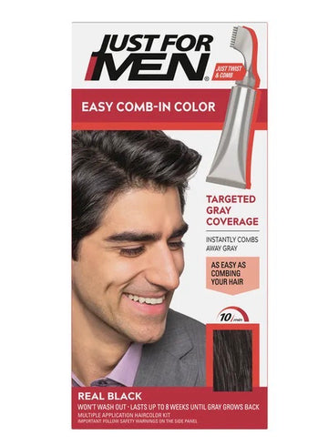 Just for Men Easy Comb In  Hair Color for Men Jet Black