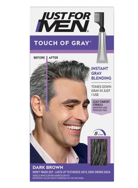 Just for Men Touch of Gray Hair Color Dark BROWN