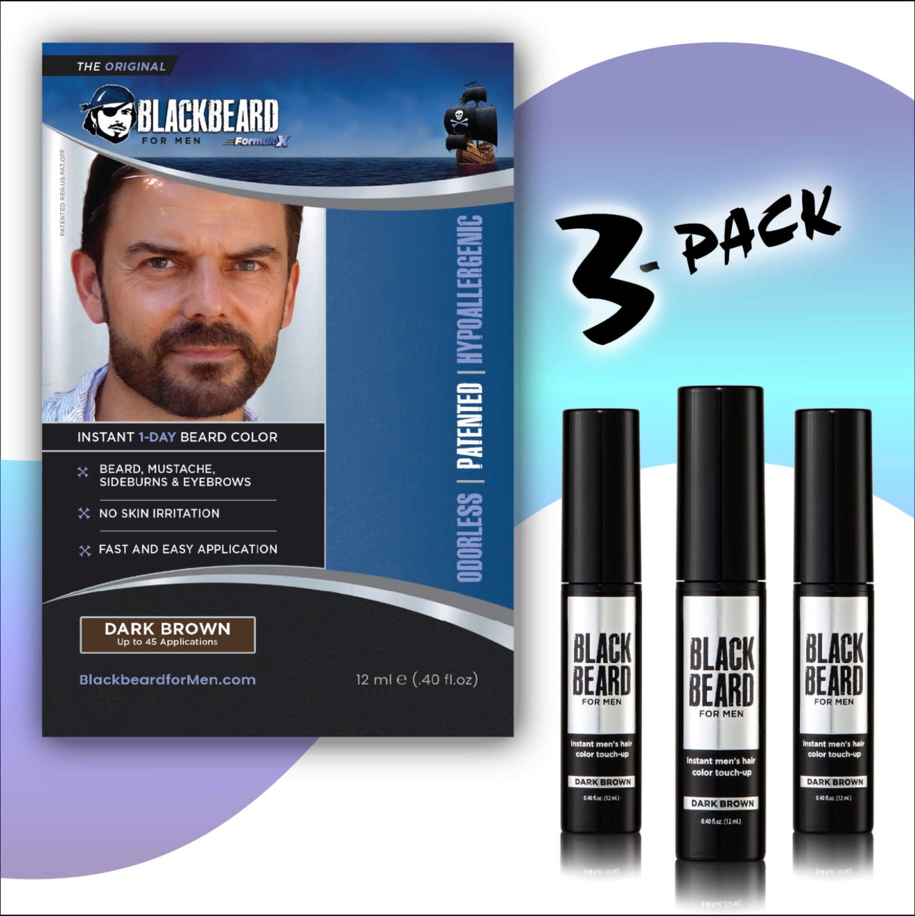Bigen NB2 Semi-Permanent Hair Color Black 3 FL OZ