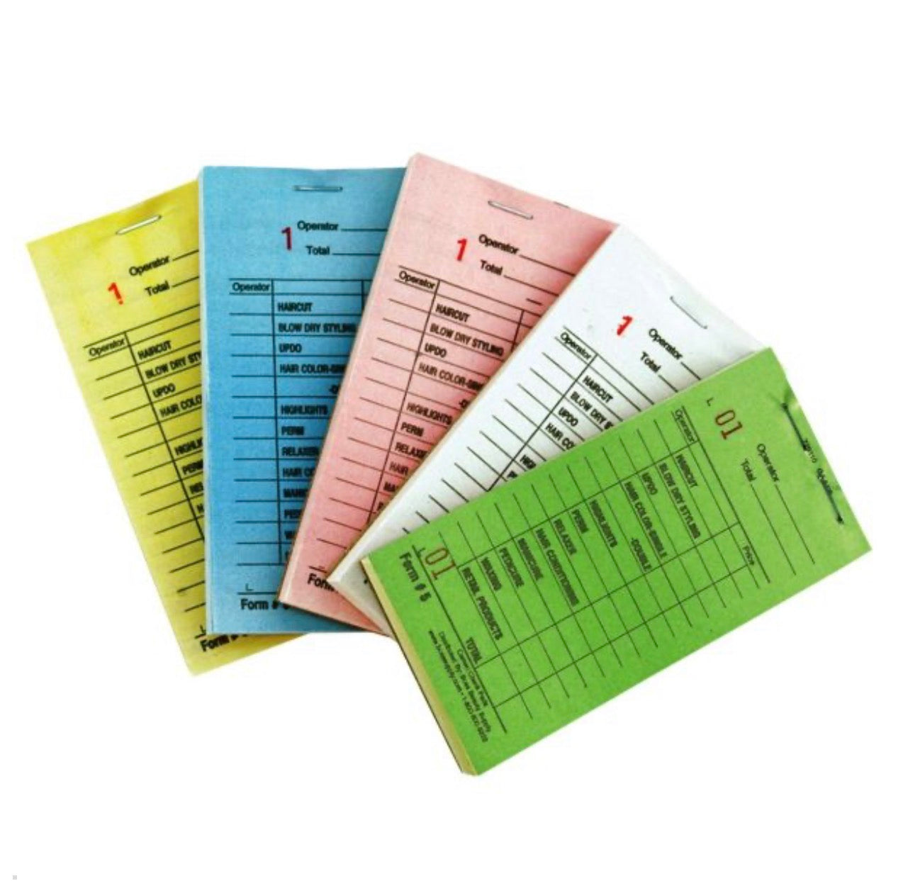 DL Professional Salon Check Pad