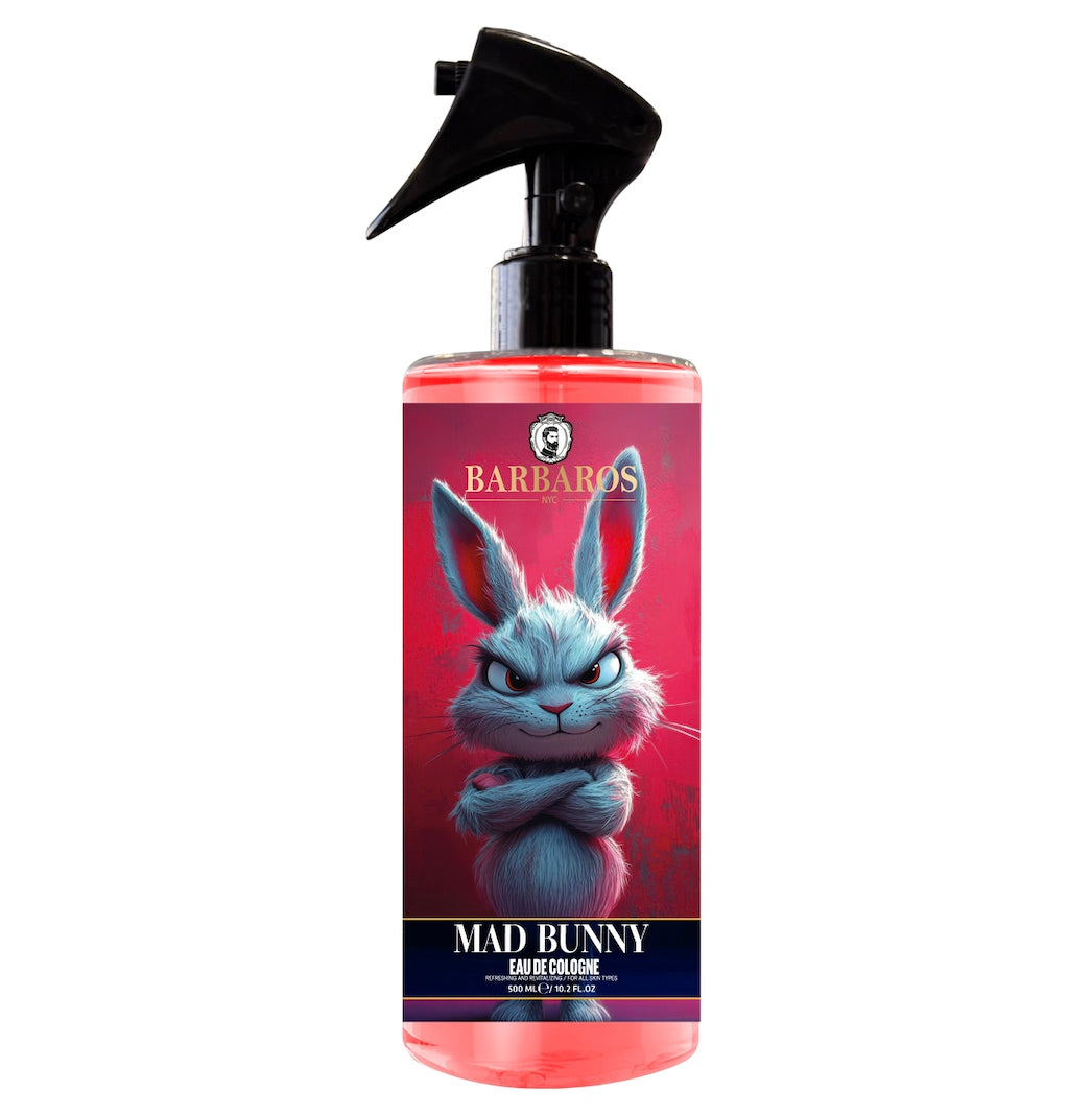 Barbaros cologne/Aftershave 500ml (Mad Bunny)