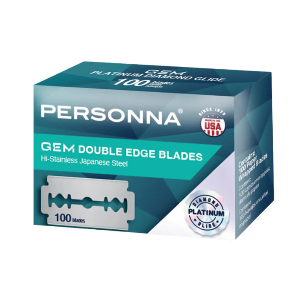 Personna Gem Double Edge Blades 100ct