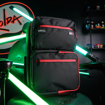 Rolda G&B Red And Black Backpack