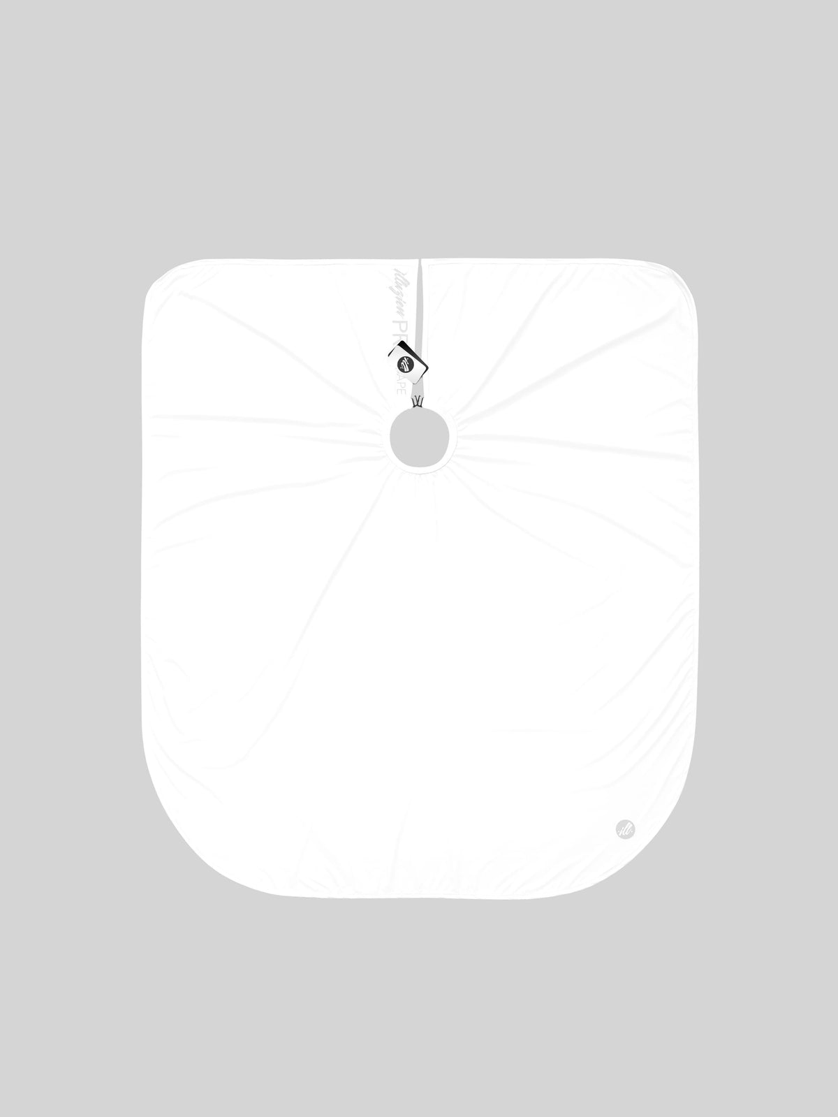 Illuzien Solid White Pro Barber Cape