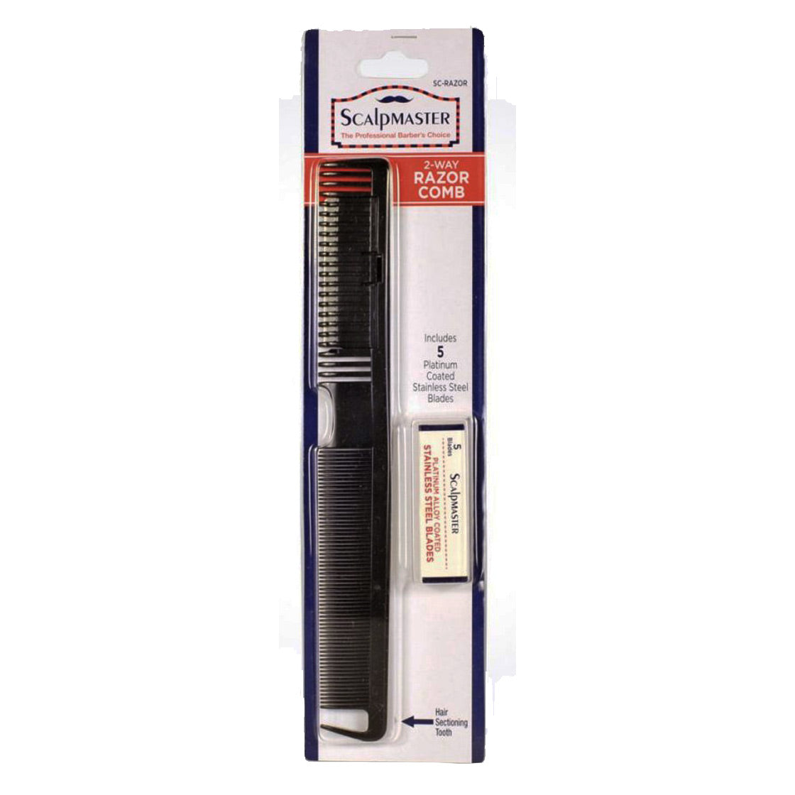 Scalmpaster 2-Way Razor Comb