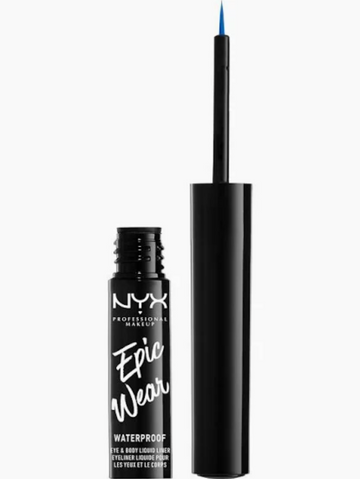 NYX Professional Makeup Epic Wear Long Liquid Waterproof Eyeliner Sapphire 3.5mL