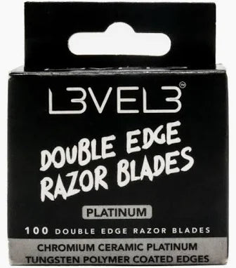 Level 3 Double-Edge Razor Blades Platinum 100ct