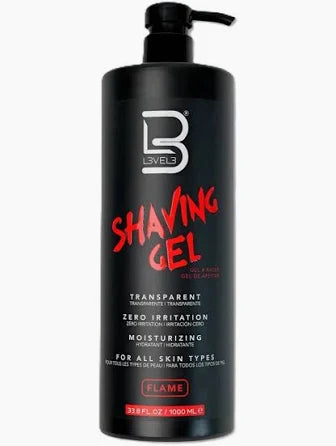 Level 3 Shaving Gel Flame 33.8 FL OZ