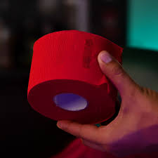 Rolda Barber Neck Strips 5 Rolls Red