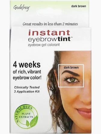 Godefroy Instant Eyebrow Tint 3 Applications Dark Brown